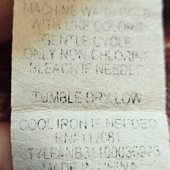 LoveCrazy Juniors Heathered Red Short Sleeve 2 Piece Top Size Small - Picture 6 of 11